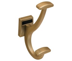 Hafele 807.69.931 Coat Hook, Tag Synergy Elite Collection, (1-1/16 x 2-3/4"), Matt Gold