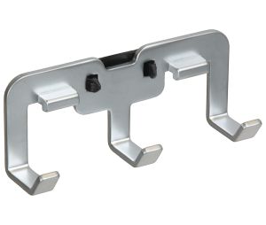 Hafele 807.72.050 Triple Hook, Tag Symphony Wall Mount System, Matt Aluminum