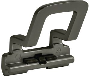 Hafele 807.72.330 Coat Hook, Tag Symphony Wall Mount System, Slate