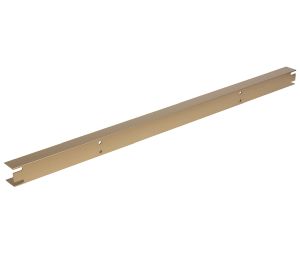 Hafele 807.76.893 Filler Strip, For Tag Illuminated Glass Shelf, 36" Width, Matt Gold