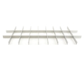 Hafele 807.77.081 Jewelry Organizer, TAG ENGAGE, 457 mm (18") Pull-out Shelf Width, Aluminum, Matt Aluminum