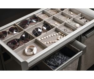 Hafele 807.77.282 Jewelry Organizer, Tag Engage, 24", SLate