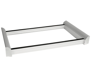 Hafele 807.81.000 Pant Organizer, TAG ENGAGE, 12 Hangers, 457 mm (18") Width, Aluminum, Matt Aluminum, Set