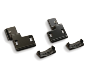 Hafele 818.84.390 Mirror Brackets, TAG Symphony Mirror, Zinc, Black, Pair