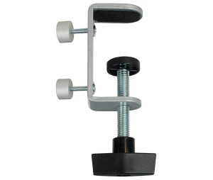 Hafele 818.99.990 C-Clamp Privacy Screen Bracket, Silver, Set