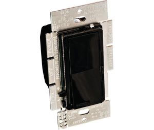 Hafele 820.66.351 Lutron Wall Dimming Control, Diva, 2 Wire Forward Phase (CL), Black
