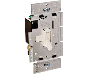 Hafele 820.66.455 Lutron Wall Dimming Control, Ariadni, 2 Wire Low Voltage (LV), Light Almond