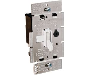 Hafele 820.66.754 Lutron Wall Dimming Control, Ariadni, 2 Wire Forward Phase (CL), White
