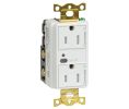 Hafele 822.53.032 Lutron Wireless Outlet, Double Controlled