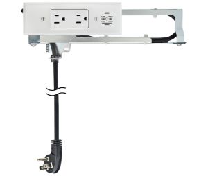 Hafele 822.53.372 Docking Drawer, Blade with 2 x AC outlets, 15 Amp Series, White