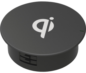 Hafele 822.64.074 Wireless Charging, Surface Mount, Plastic, Black