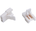 Hafele 824.19.420 Cable to LED Connection Clip, For 8 mm (5/16"), 16.2 mm x 10.5 mm x 4.75 mm (5/8" x 13/32" x 3/16"), Plastic, Ivory, Box of 10 Pieces