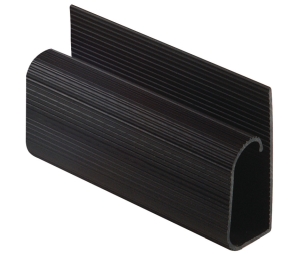 Hafele 829.15.303 Cable Trunking, Wiremaster, 2.5 m (98-7/16") Length, Mini, 25 mm (1") Width, Plastic, Black