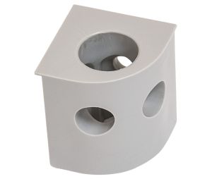 Hafele 830.38.423 Switch Housing for Face Frame, Plastic, Gray