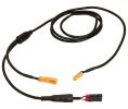 Hafele 833.02.749 Extension Cable, Loox Compatible LED 12V, with Switch Cable, 40", Black