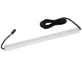 Hafele 833.70.966 Surface Mounted Light Bars, With Inline Switch, 24 V, Profile 2103 with Loox LED 3045, 39" Length, 4000 K Cool White, Aluminum, Silver Colored, Set