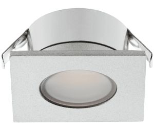 Hafele 833.72.066 Mini Puck Light, Loox LED 2023, 12 V, 26 mm Drill hole, 5000 K Cool White, Anodized Silver