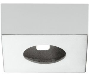 Hafele 833.72.144 Surface Mount Trim Ring, for Loox LED 2040/Loox5 LED 2040, Square, Silver Colored