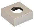 Hafele 833.72.182 Surface Mount Trim Ring, for Loox LED 2040/Loox5 LED 2040, Square, Matt Nickel