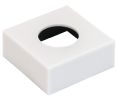Hafele 833.72.183 Surface Mount Trim Ring, for Loox LED 2040/Loox5 LED 2040, Square, White