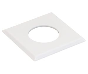Hafele 833.72.191 Recessed Mount Trim Ring, for Loox LED 2040/Loox5 LED 2040, Square, White