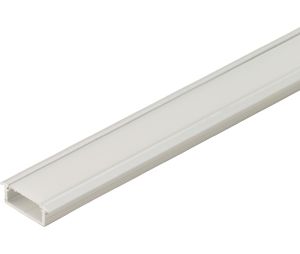 Hafele 833.72.810 Aluminum Profile, for Recess Mounting, Loox LED 2013/2015/3013/3015, without Frosted Cover, Set