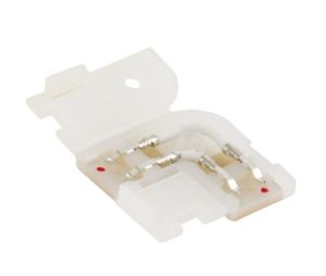 Hafele 833.73.733 Left and Right Rigid Corner Connector, for LED 2029 and 2037, Max. 3.5 A, 26.5 x 26.5 x 4.5 mm