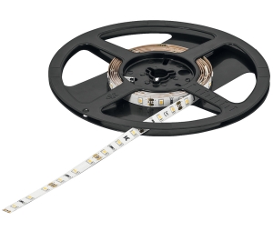 Hafele 833.74.340 Flexible Strip Light, Häfele Loox5 LED 2062, 12 V, Monochrome, 8 mm (5/16"), 60 LEDs/m, 4.8 W/m, Warm White 2700 K, 50 m (1968-1/2") Available Length, Plastic