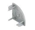 Hafele 833.74.822 End Cap, for Corner Extrusion, For Loox LED 2013/2015/2029/2037/3015, with Cable Outlet, 2 pieces