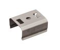 Hafele 833.74.832 Retaining Clips, for aluminum profile for surface mounting 90°, Stainless Steel, Chrome, 2 pieces