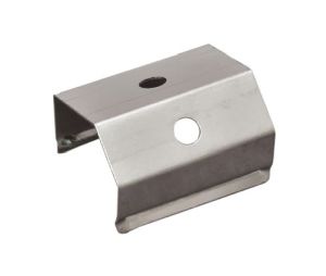 Hafele 833.74.833 Retaining Clips, for aluminum profile for surface mounting 40°, Stainless Steel, Chrome, 2 pieces