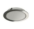 Hafele 833.75.160 Recess/Surface Mounted Light, Multi-White, Loox LED 3039, 24 V, 55 mm Drill hole, Warm White 2700 K to Cool White 5000 K, Stainless Steel