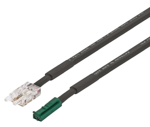 Hafele 833.75.763 Lead, For Häfele Loox5 Led Strip Light 24 V, 8 mm (5/16"), Cob 2-Pin (Monochrome Or Multi-White 2-Wire Technology), 5 A, 18 AWG, 500 mm (19-11/16") Cable Length, Plastic