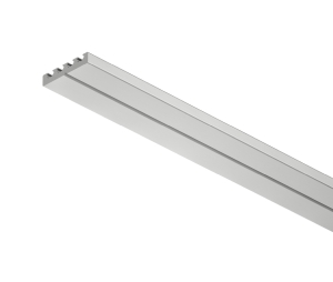 Hafele 833.77.700 Häfele Loox Cooling Strip 2196, For Leading Heat Away from 12 V and 24 V LED Strip Lights, 1000 mm (39-3/8") Length, Aluminum, Aluminium Coloured