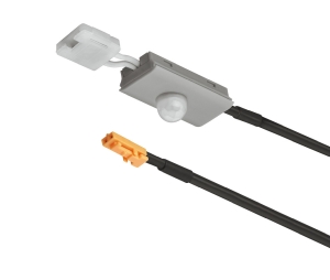 Hafele 833.89.112 Aluminum Profile Motion Detector, For 12V/24V, Automatic On/Off Switching, For 12 V (2029/2037), Plastic