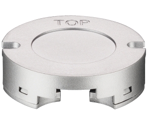 Hafele 833.89.133 Capacitive Switch/Dimmer, Modular, On/Off Switching and Dimming, Plastic, Silver Colored