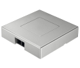 Hafele 833.89.137 Door Sensor Switch, Soft On/Off Switching, Modular, Plastic, Silver Colored