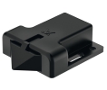 Hafele 833.89.143 Universal Door Contact Switch, On/Off Switching, Modular, Plastic, Black