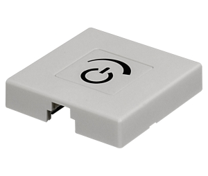 Hafele 833.89.177 Dimmer, Soft On/Off Switching, Modular, With Contact, Plastic, White