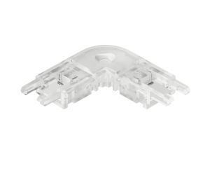 Hafele 833.89.187 Corner Connector, Häfele Loox5 for LED Strip Light Monochrome 8 mm (5/16"), Left or Right, 90° rigid, 5 A, 24 mm Length, Set of 10