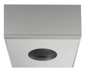 Hafele 833.89.243 Surface Mounted Housing Trim Ring, Square, For Häfele Loox5 LED 2090/3090, Plastic, Silver colored