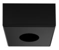 Hafele 833.89.246 Surface Mounted Housing Trim Ring, Square, For Häfele Loox5 LED 2090/3090, Plastic, Black
