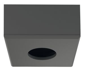 Hafele 833.89.247 Surface Mounted Housing Trim Ring, Square, For Häfele Loox5 LED 2090/3090, Plastic, Anthracite