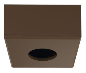 Hafele 833.89.248 Surface Mounted Housing Trim Ring, Square, For Häfele Loox5 LED 2090/3090, Plastic, Brown
