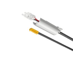 Hafele 833.89.253 Door Sensor, Loox5, for drawer profile, 24 V, 90 W Switching Capacity, Plastic, Silver Colored