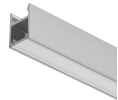 Hafele 833.94.116 Profile, Häfele Loox5 Profile 2103, For LED Strip Lights, 2500 mm (98-7/16") Length, Aluminum, Silver Colored