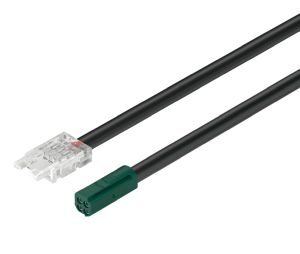 Hafele 833.95.710 Lead, Häfele Loox5 for LED-Band RGB (3/8") 10 mm, 24 V, AWG 20, Clip width 12 mm, 2000 mm (78-3/4") Length