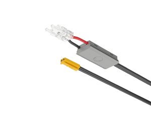 Hafele 833.95.751 Dimmer, Loox5, Monochrome 8 mm (5/16") Strip Lights in Aluminum Profiles, Soft On/Off Switching with Dimming, 12 V, 60 W, Set