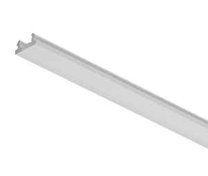 Hafele 833.95.804 Diffuser, Häfele Loox5 for Profiles 1104/1107, 8 mm (5/16") Width, 2500 mm (98-7/16") Length, Plastic, White Opal