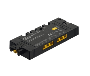 Hafele 833.95.828 6-Way Distributor, Häfele Loox5, With Multi-Switching Function, 12 V, 60 W, Plastic, Black